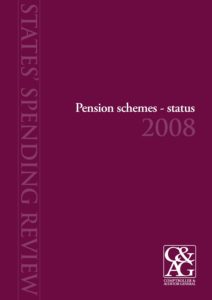 CW22 2008 March - States Spending Review March Pension schemes - status 18287-4206-1042008