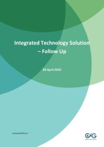 Integrated Technology Solution - Follow up