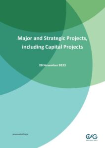 Major and Strategic Projects, including Capital Projects