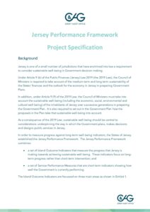 Jersey Performance Framework